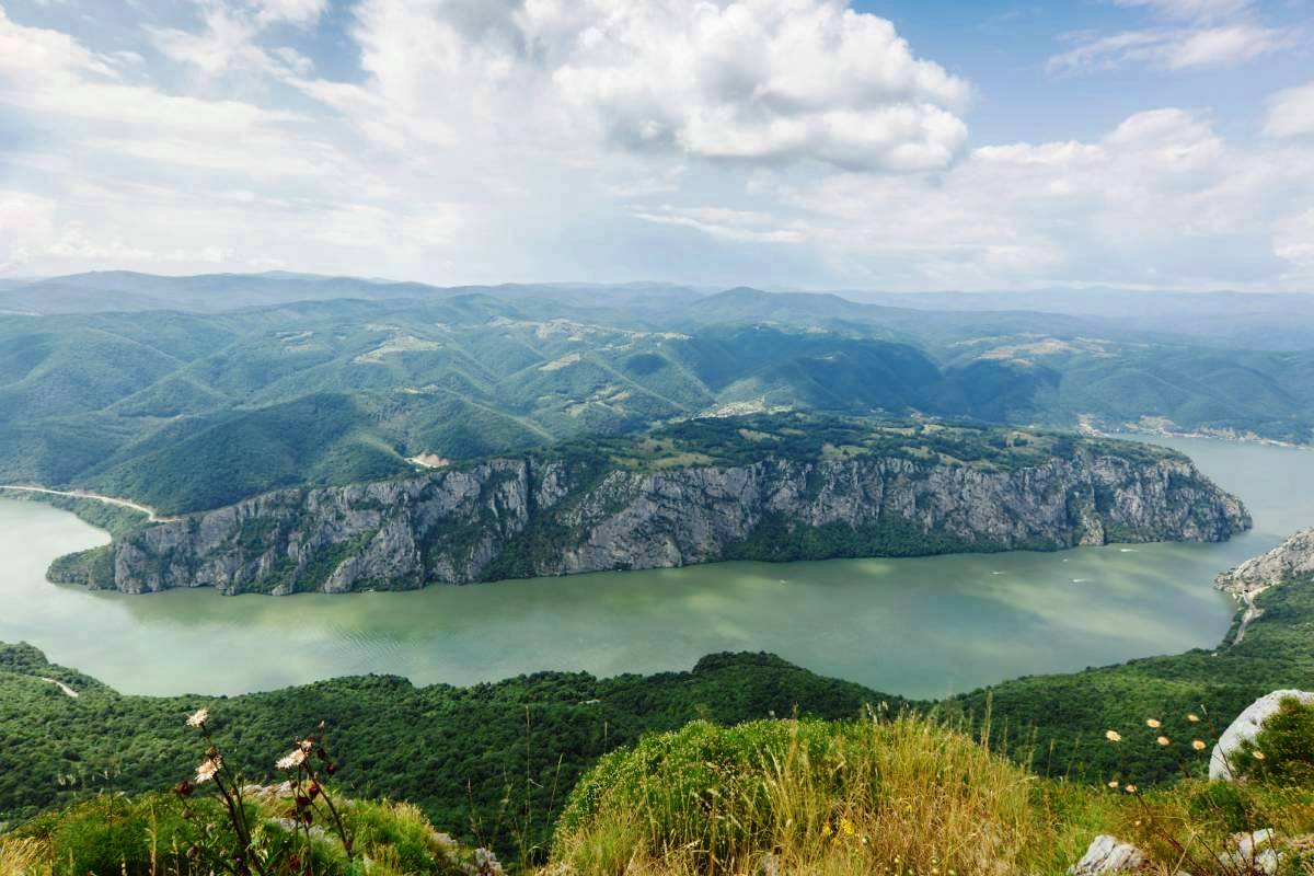 Djerdap, Djerdapska klisura, Dunav, Nacionalni park, reka, planine, panorama, vidikovac