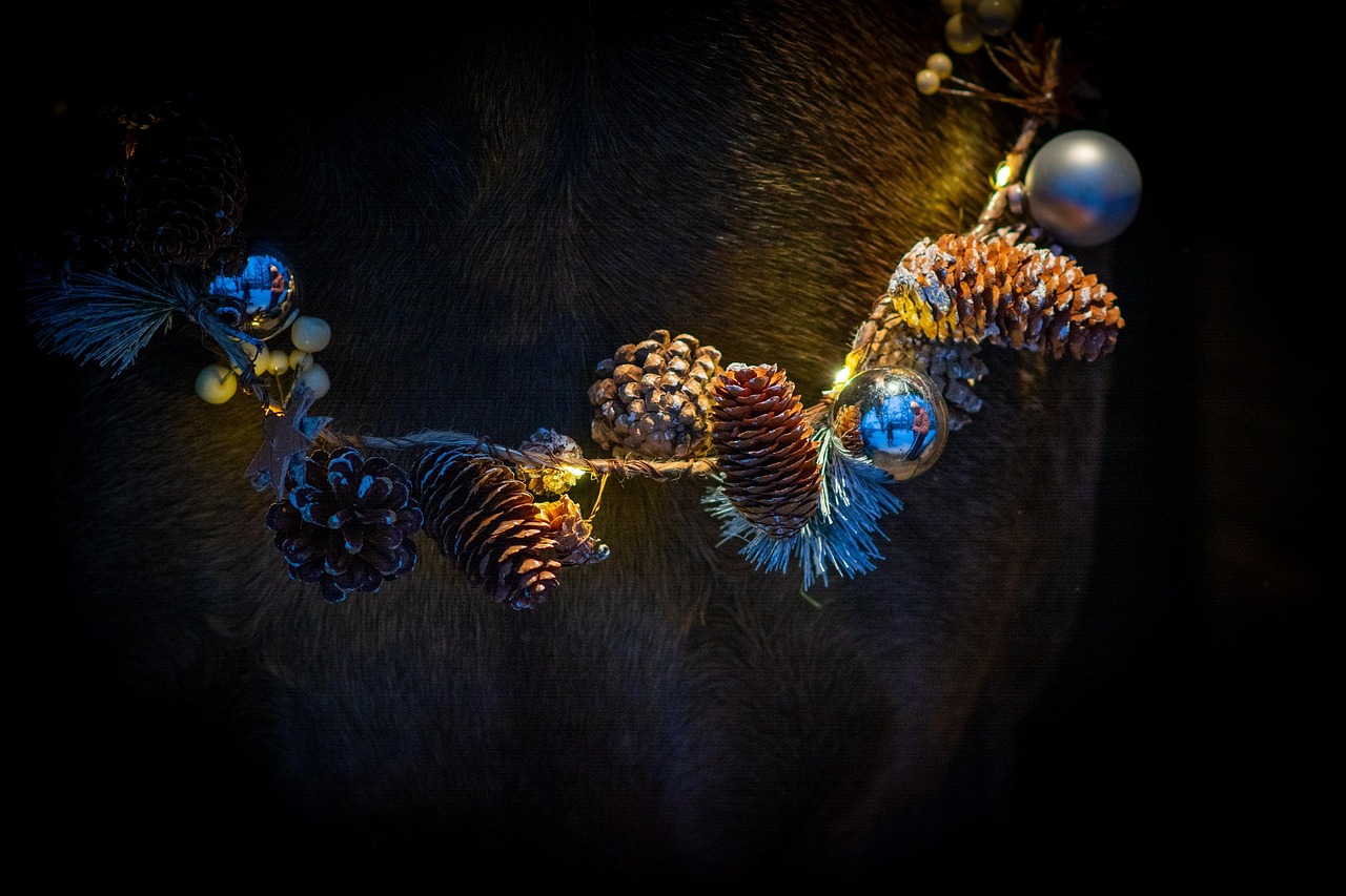 Šišarke kao novogodišnji ukras